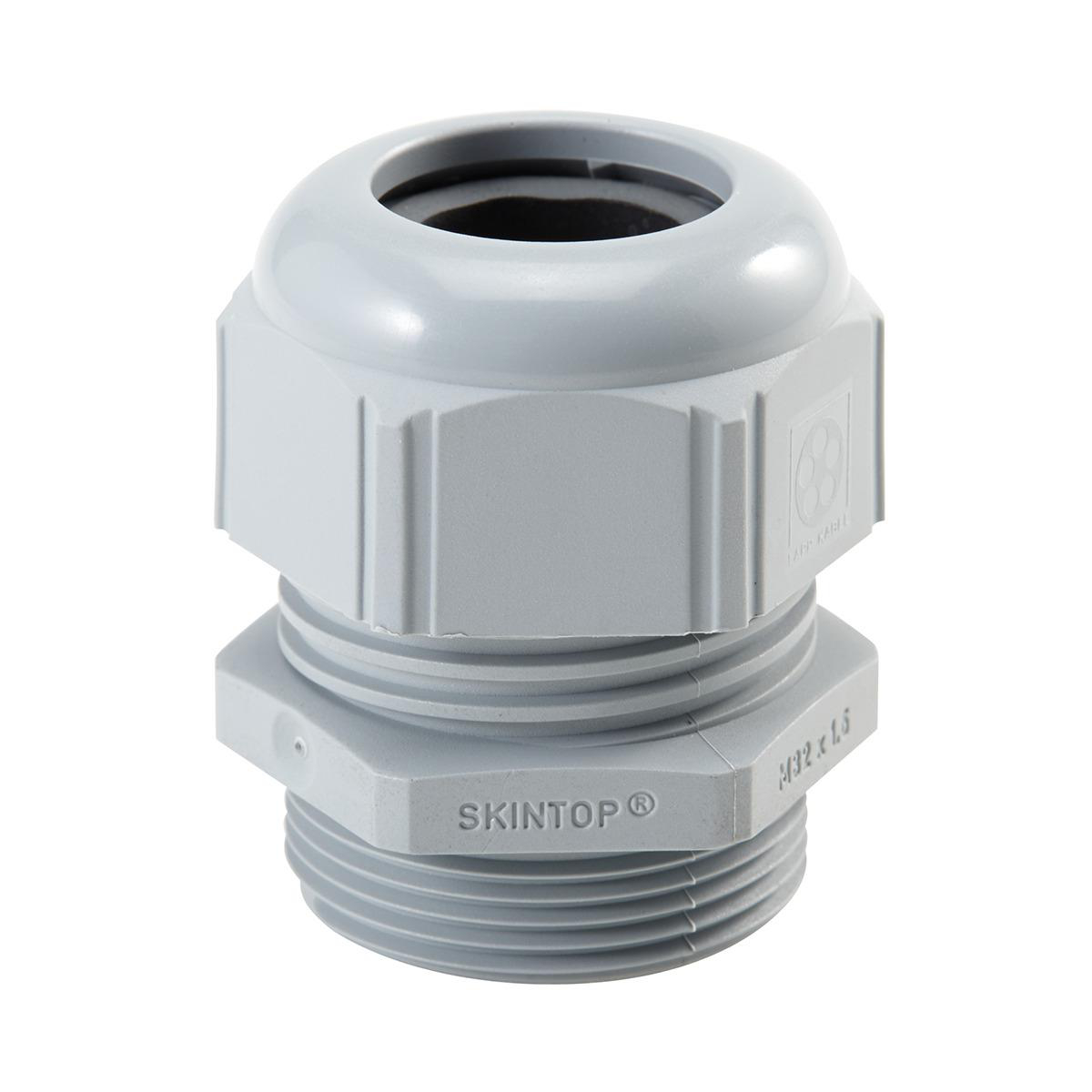 OLFLEX S1212 STRAIN RELIEF CONNECTOR NPT 1/2" 0.157" TO 0.354" WITH LOCKNUT AND REDUCER BUSHING SKINTOP SLRN POLYAMIDE GREY