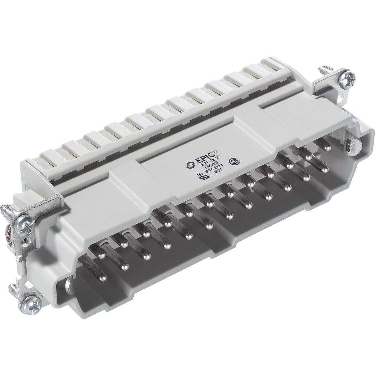 Product image for H-BE 24 SF MALE INSERT W. CLAMP SPRING