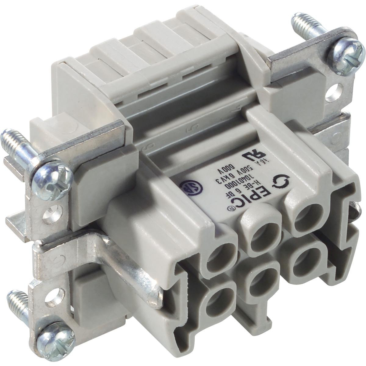 Product image for H-BE 6 BF FEMALE INSERT M.KLEMMFEDER