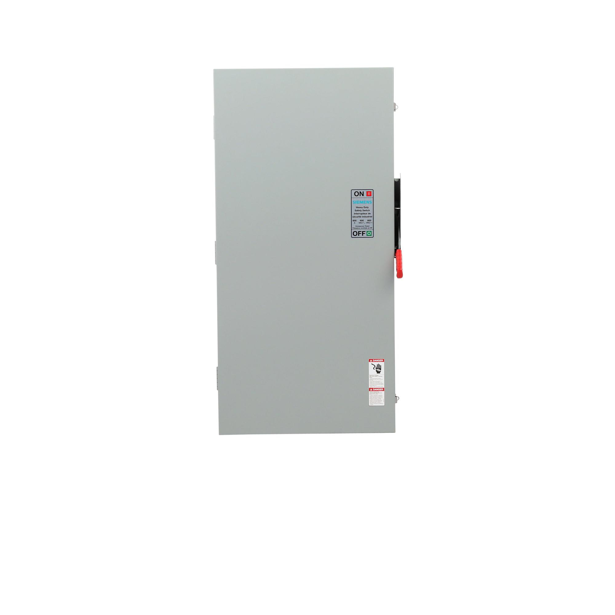 Product image for SIED HF366RA DISCONNECT 600A 3P 600V 3W FUSED HD TYPE 3R SAFETY SWITCH
