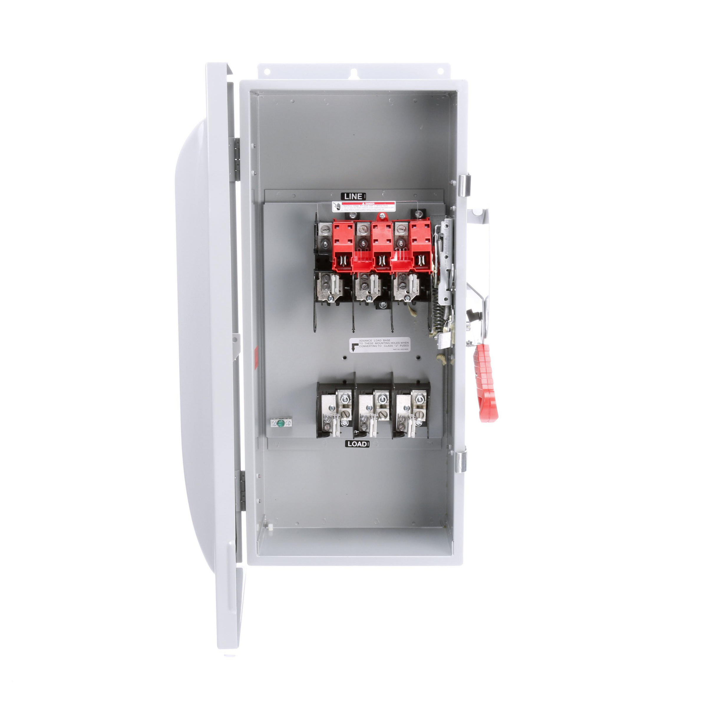 Product image for Safety switch fuse 3P 100A 600V 3fuse NEMA12