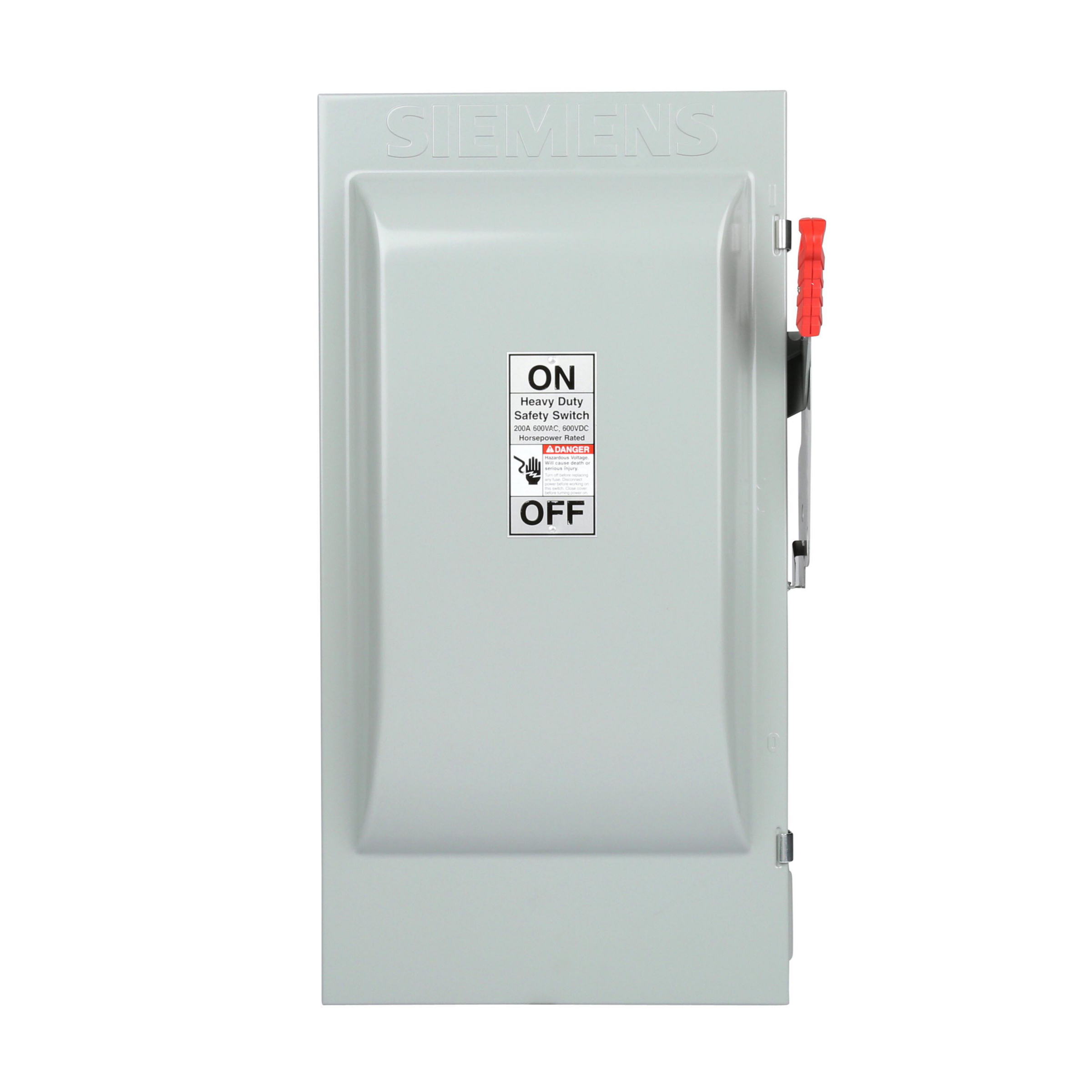 Product image for Safety switch fuse 3P 200A 600V 3fuse NEMA12