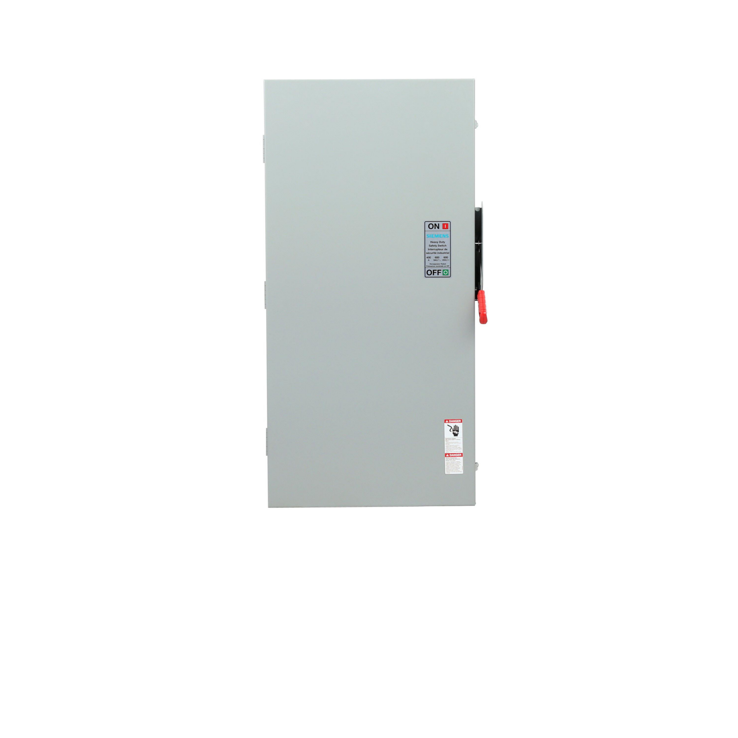 Product image for SIED HFC365NA DISCONNECT CSA 400A 3P 4W 600V FUSED HD TYPE 1 SAFETY SWITCH