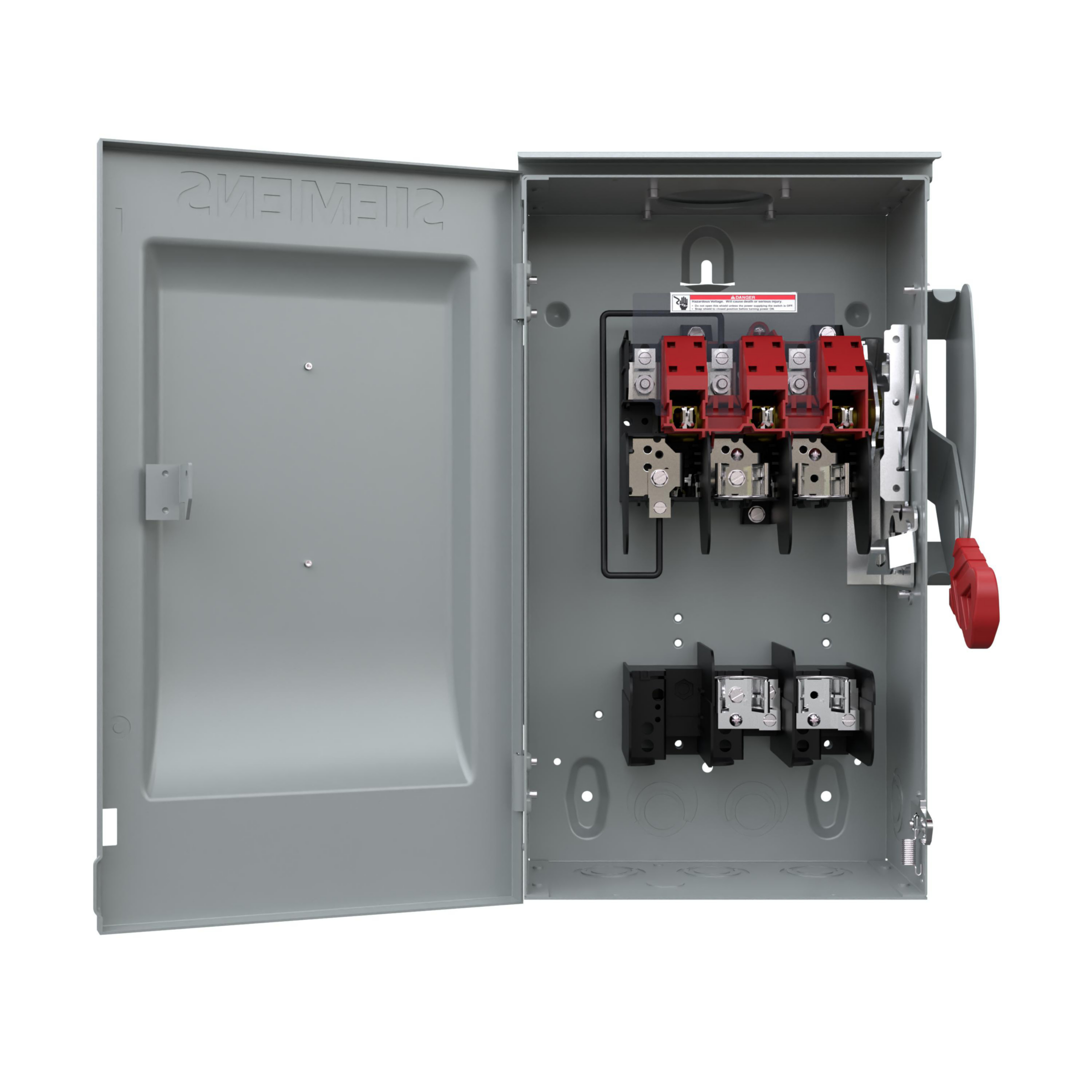 Product image for HD Safety Switch,FUS,2P,600V,60A,Type 3R