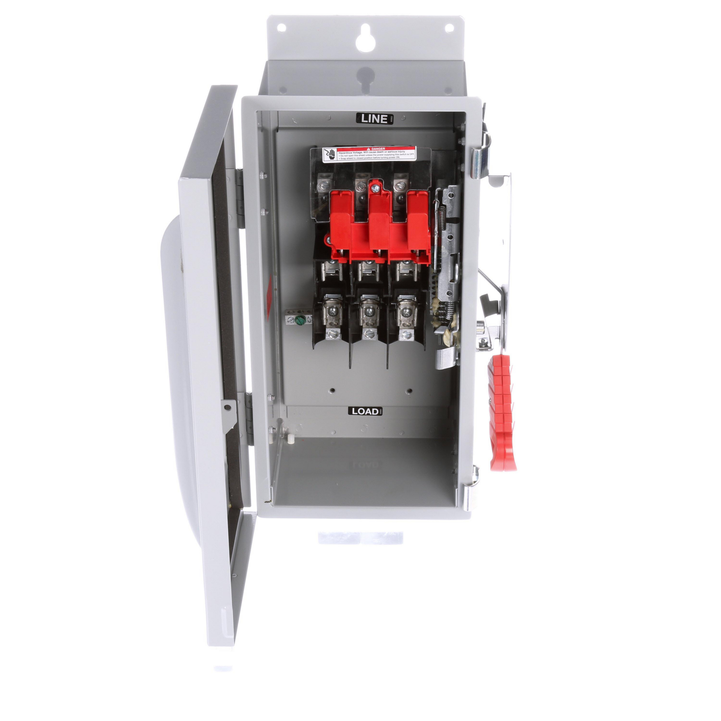 Product image for HD Safety Switch,FUS,3P,240V,30A,Type 12