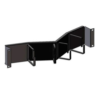 Product image for Panel patch recessed angled 2-unit 48-port