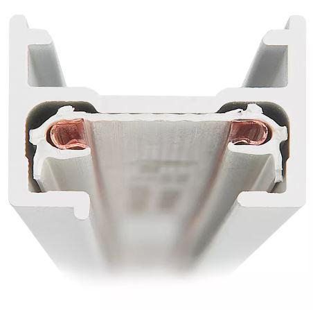 Product image for LIGHTOLIER 6004DBK TRACK FIXTURE 4' SINGLE CIRCUIT BLACK