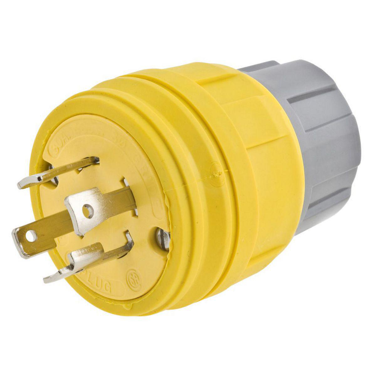 Product image for WTIGHT PLUG, NEMA L14-30, 30A/125 (MS90)