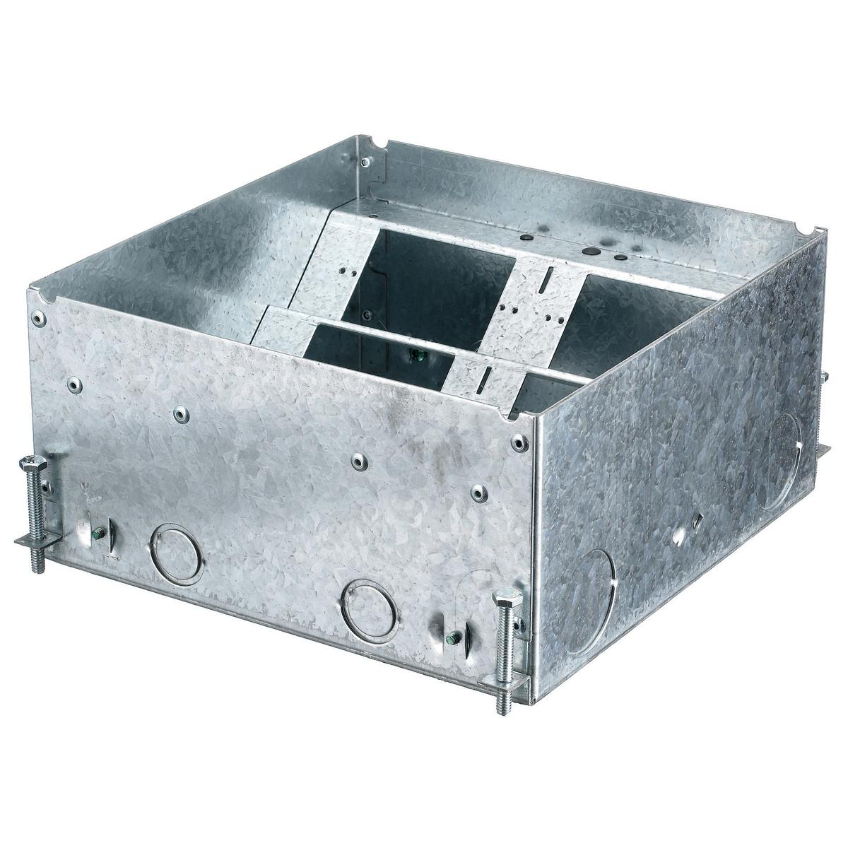 Product image for Box floor 8-gang stamped steel deep