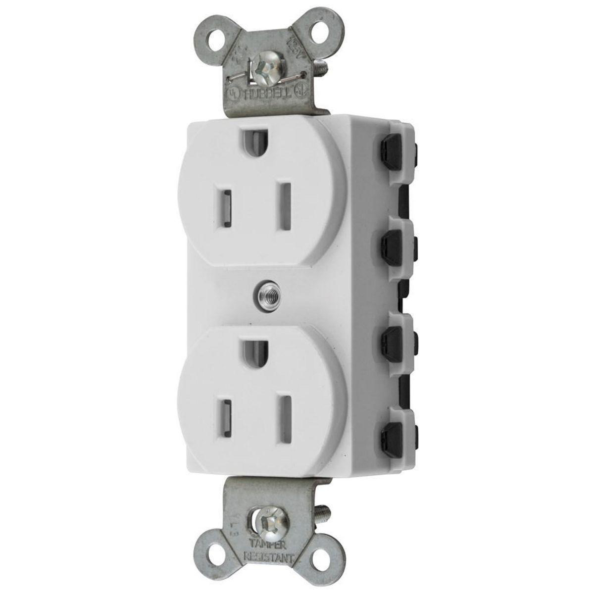 Product image for S-CONNECT DUP 15A/125V TR WH (MS90)