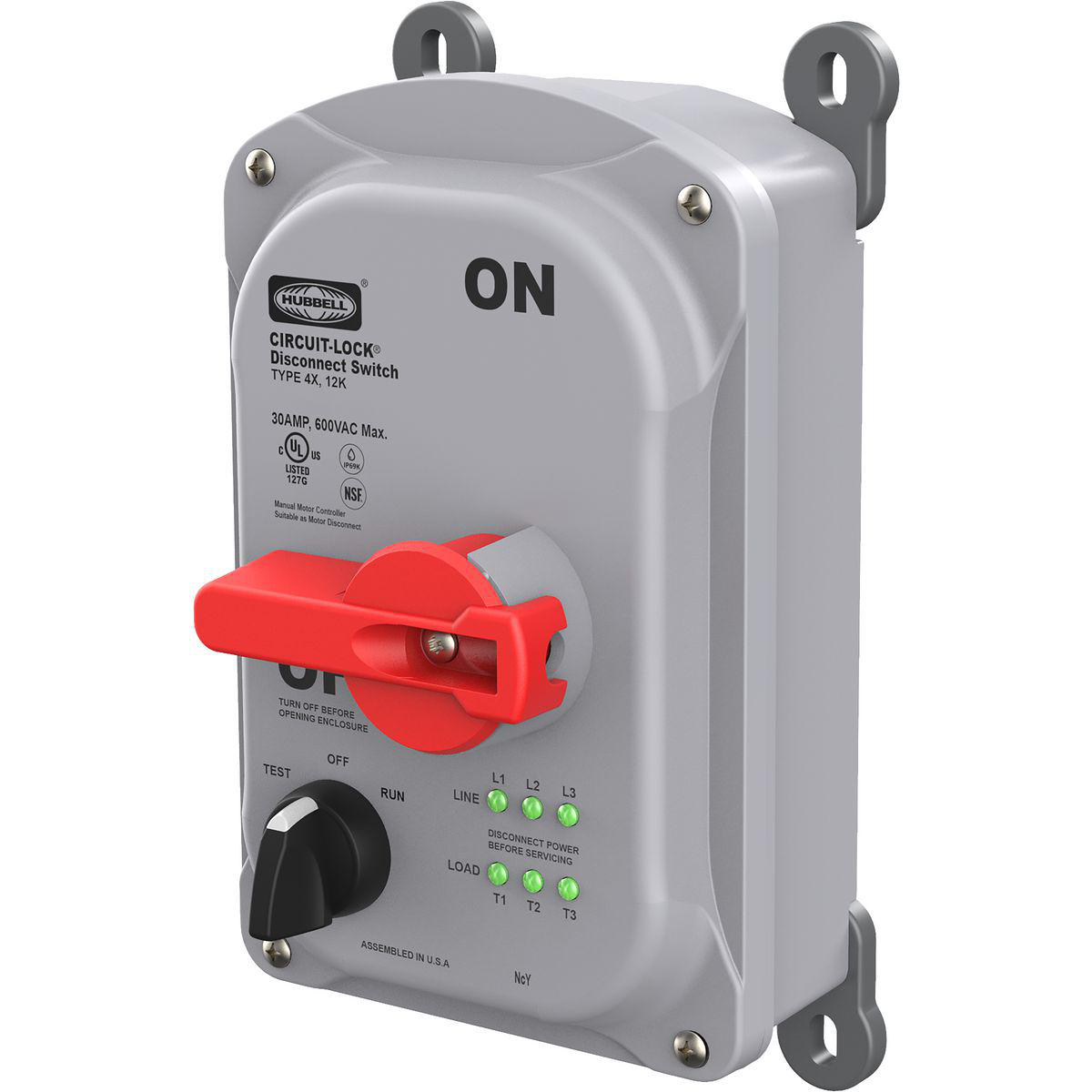 Product image for NM TF SLOPED DISC,UN-F,30A, 4X, LED, JOG