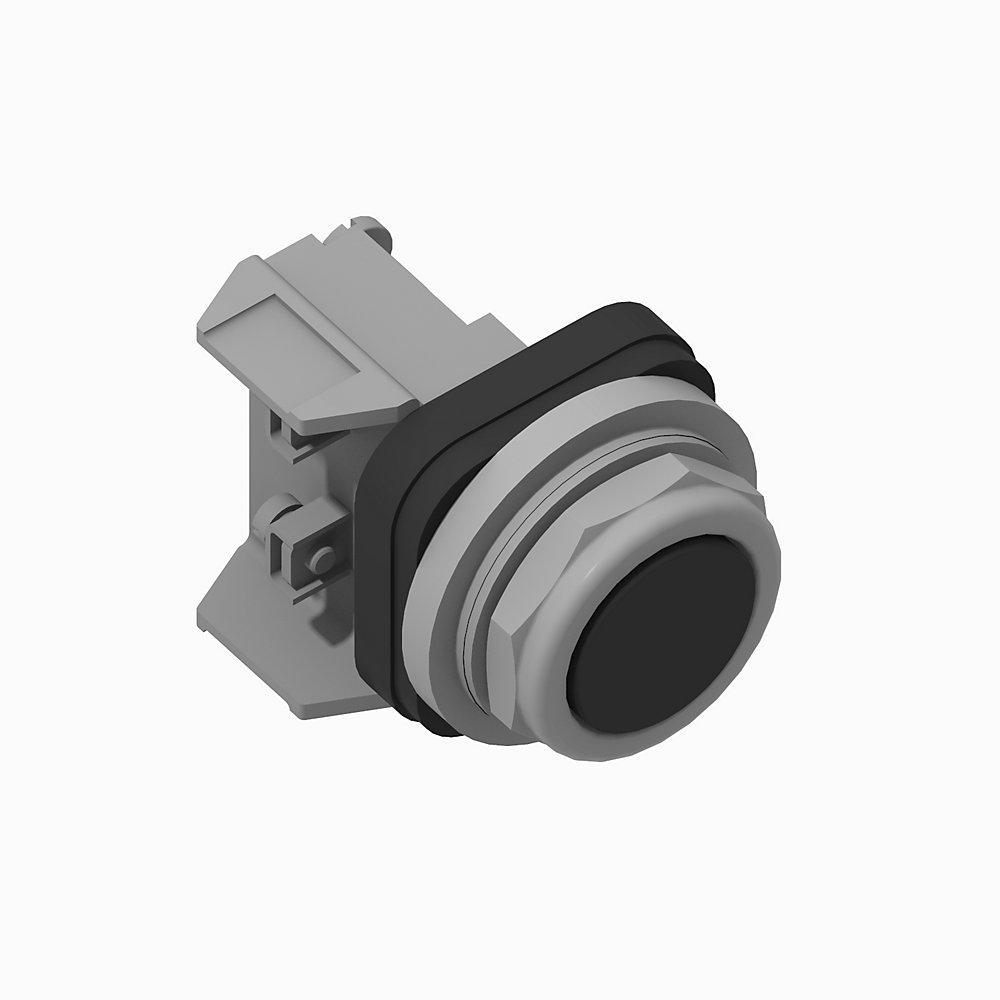 Product image for Operator pushbutton 1NC logic reed flush head black