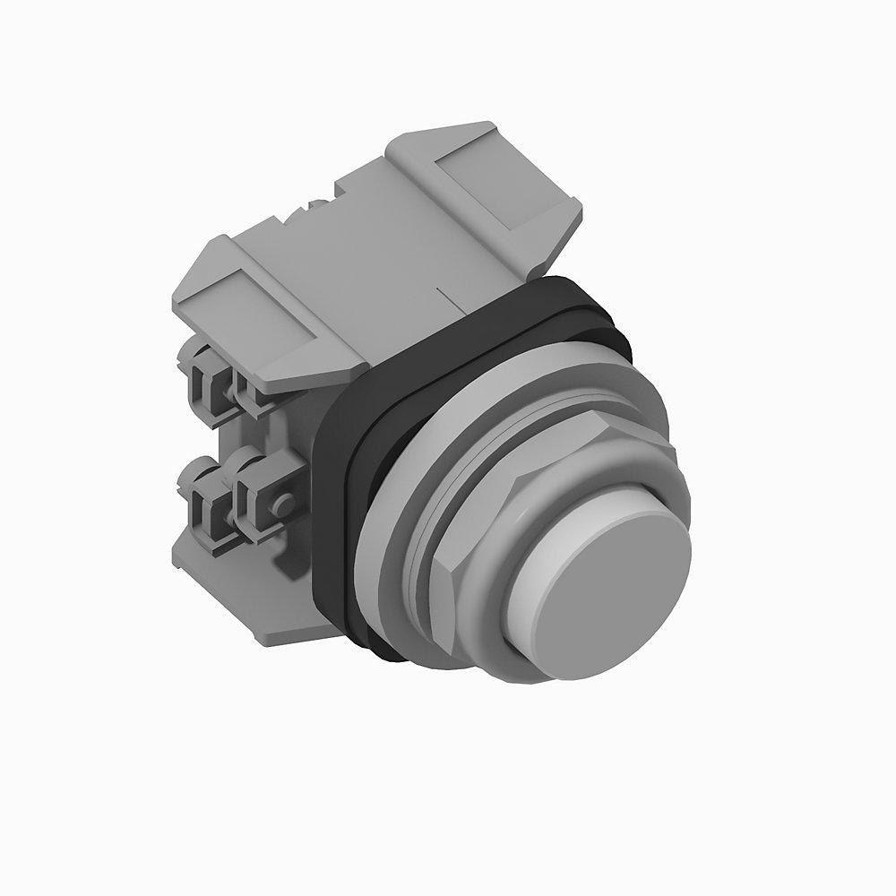 Product image for Pushbutton 2NO-2NC extended head white