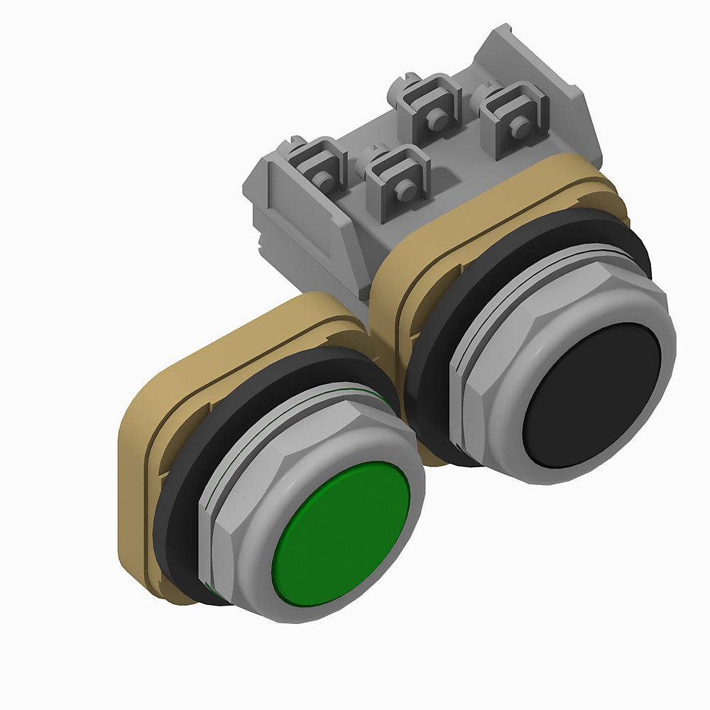 Product image for 30mm Double Push Button 800T PB
