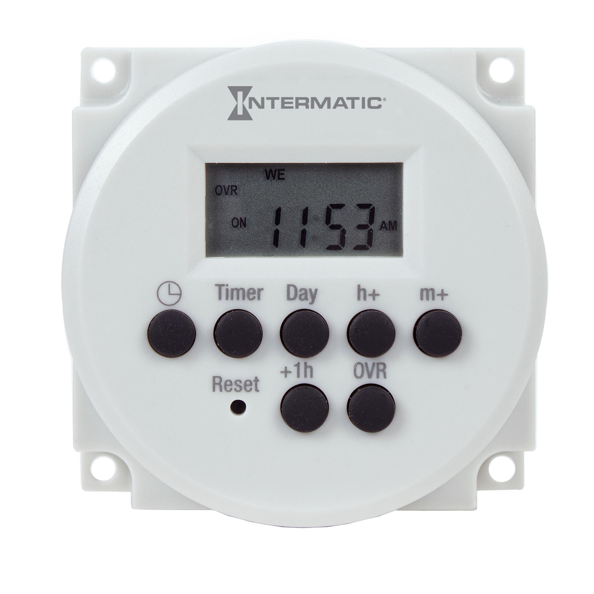 Product image for 24-HOUR OR 7-DAY 120-277 V ELECTRONIC SURFACE MOUNT MODULE, 15 A, 50 SETPOINT PROGRAMS, SPDT