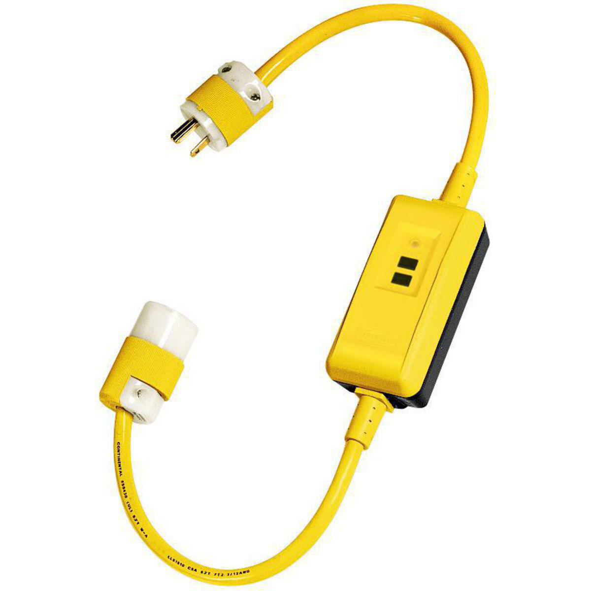 Product image for GFCI LINECORD, 20A 120V, 3' MAN, AMPD