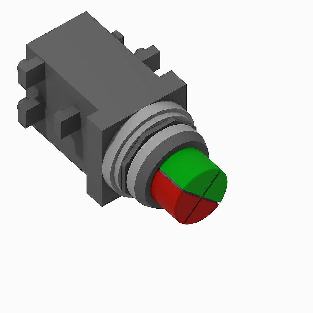Product image for Light pilot LED cluster guard 4-unit 24VAC/DC green/green/red/red
