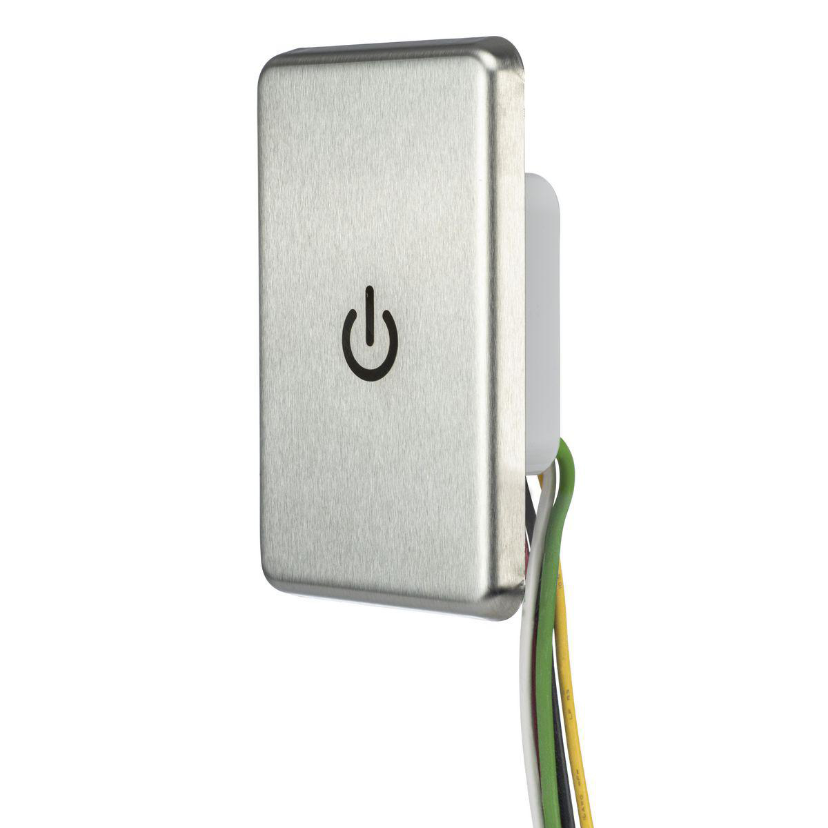 Product image for SINGLE GANG SCRUBSWITCH, SS COVER