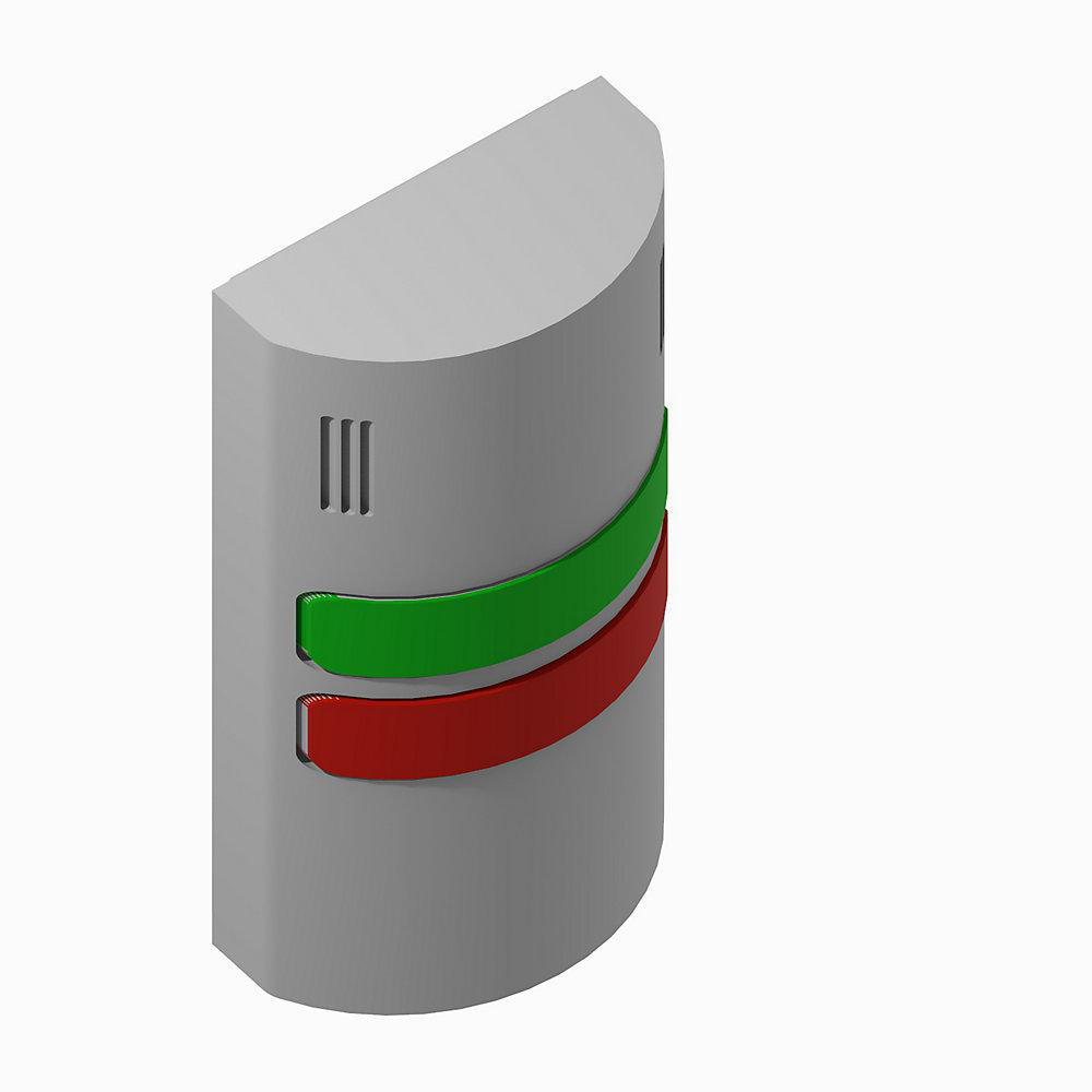 Product image for 855W 24V AC/DC Wall Mount Signal Light