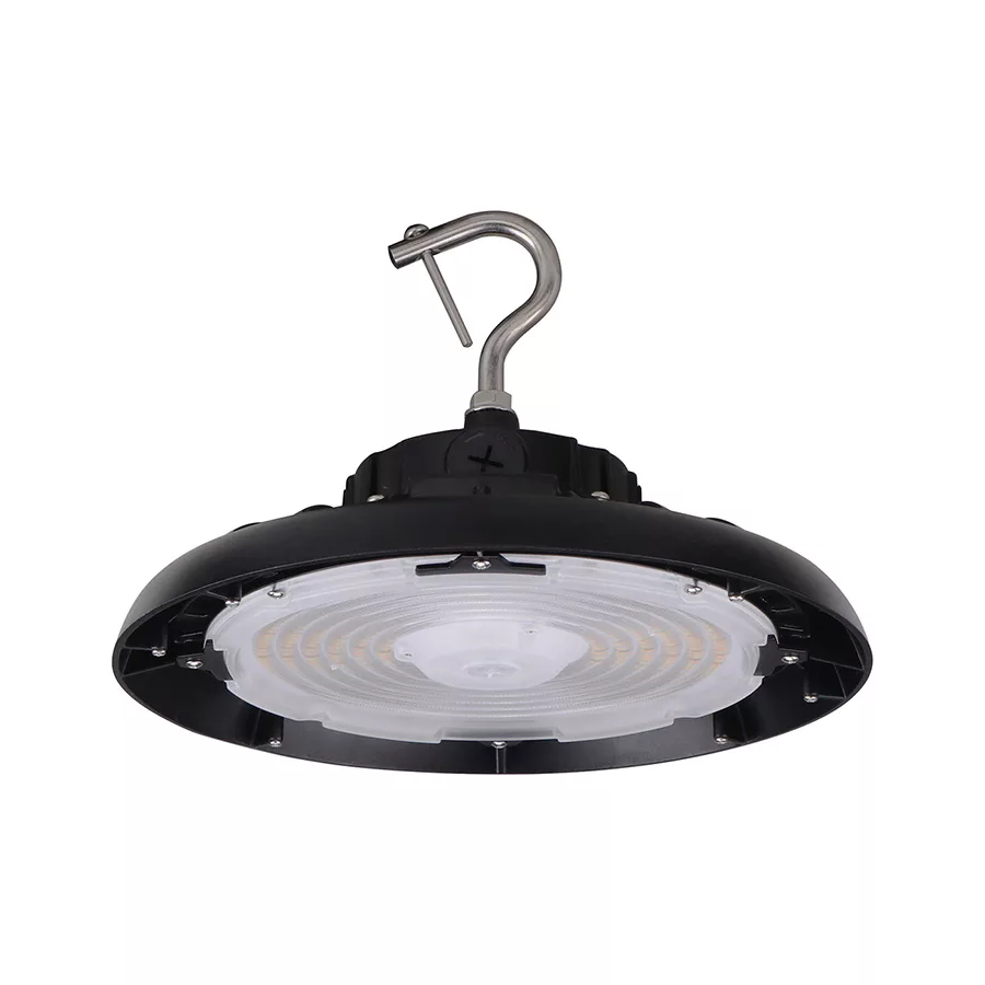 CFI HCY0823L8CST-UN3-DIM-BK FIXTURE HIGH BAY ROUND LED 3500K/4000K/5000K 80CRI 8000/14000/23000 LUMEN 120V- 347V 0-10V DIMMING BLACK 50/90/150 WATT