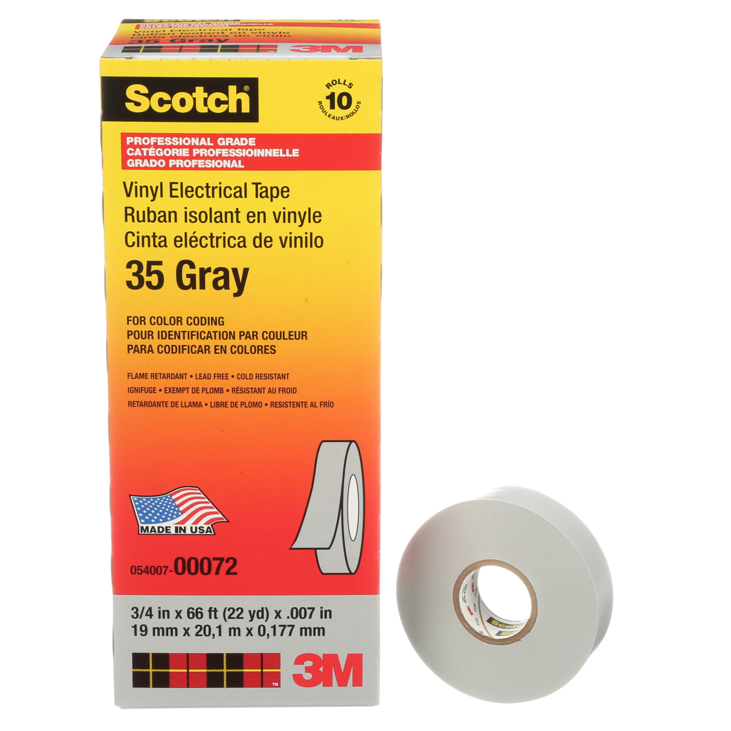 Product image for Scotch® 35 Vinyl Colour Coding Electrical Tape