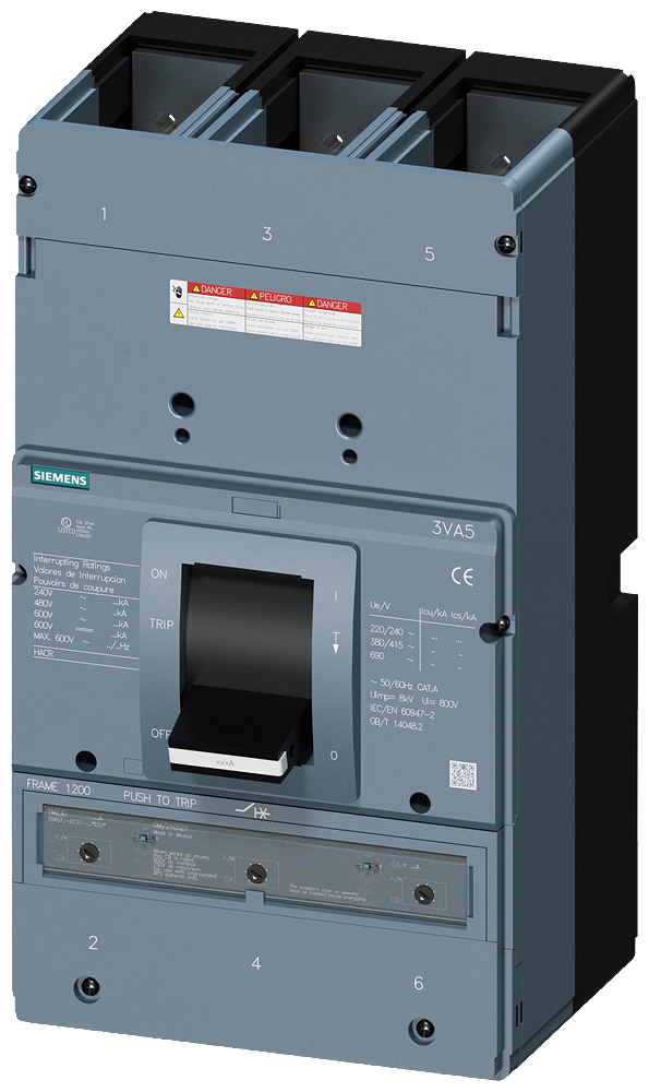 Product image for MCCB_UL_FS1200_1200A_3P_65KA_TM_ FTAM