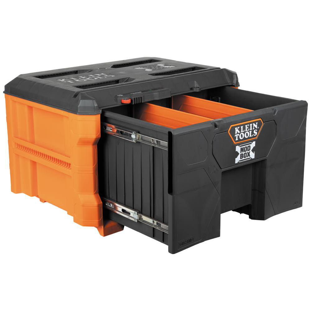 Product image for KLEIN 54821MB TOOL MODBOX SINGLE DRAWER TOOLBOX LOCKABLE C/W DIVIDERS