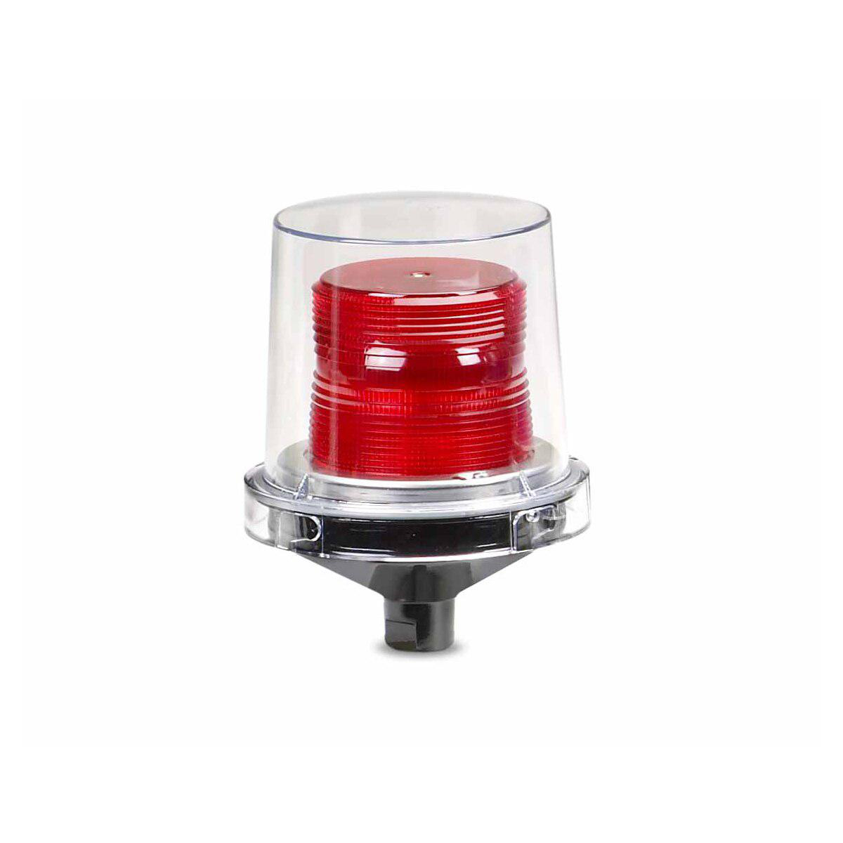 Product image for Light LED flashing warning pipe mount 0.21A 240V red
