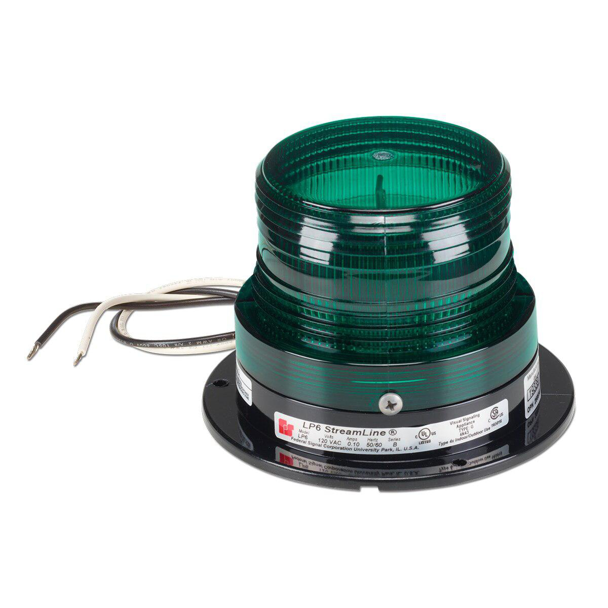 Product image for Mini strobe 120VAC 0.1A green