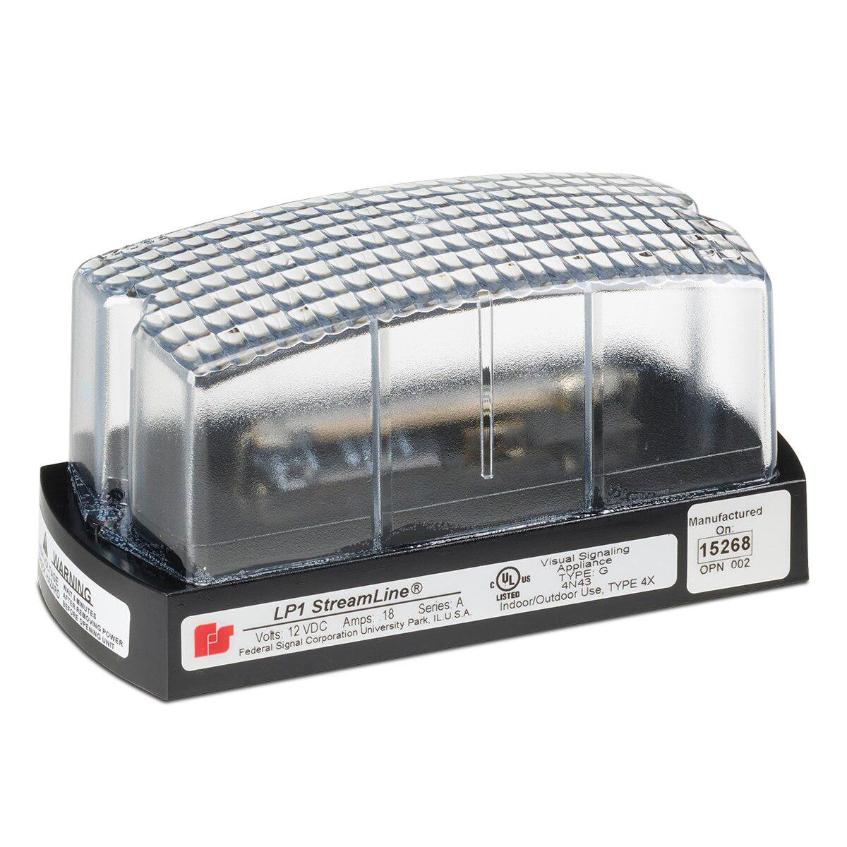 Product image for STROBE LOW PROFILE 24VDC CLEAR