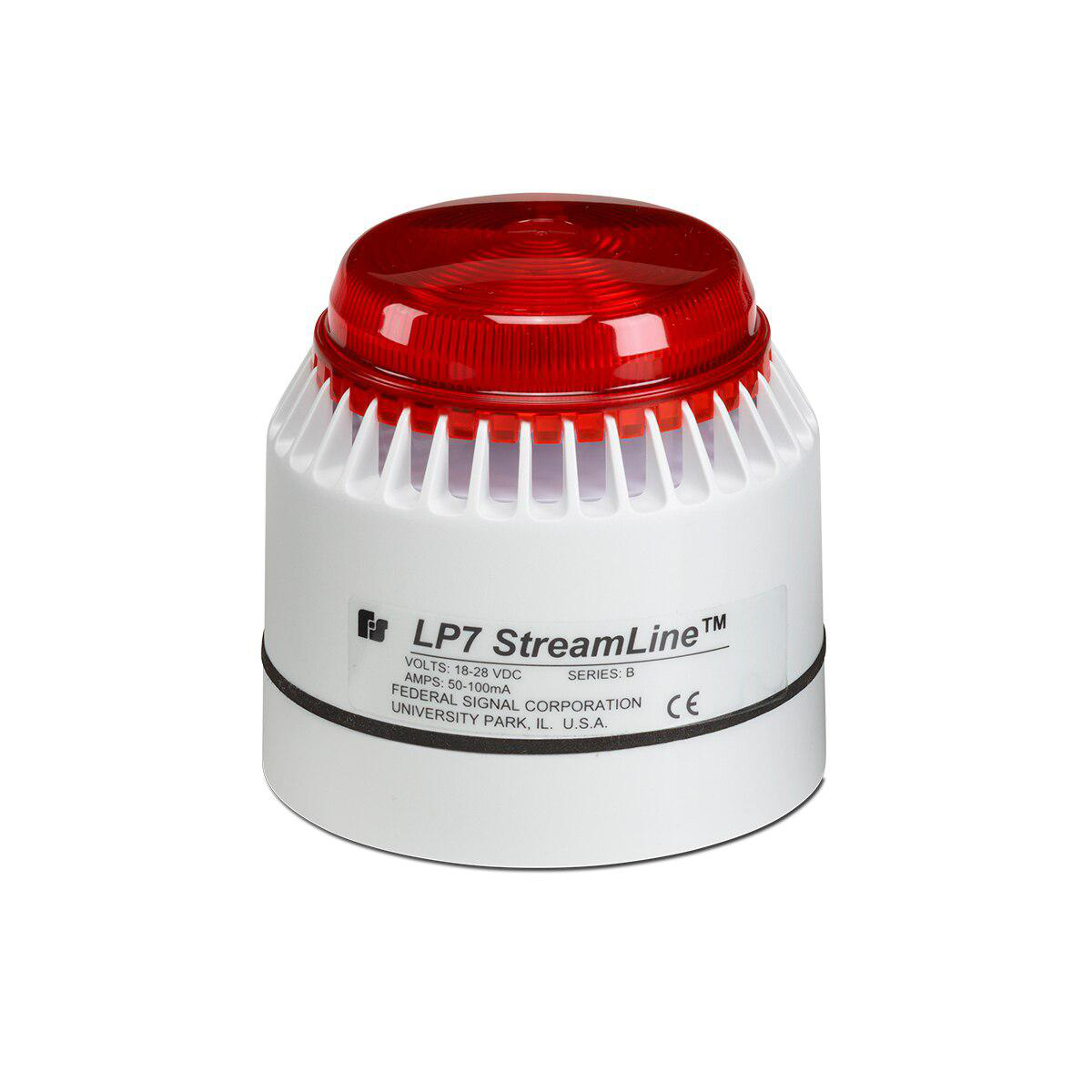 Product image for sounder/strobe combo 60-flash 18-30VDC red