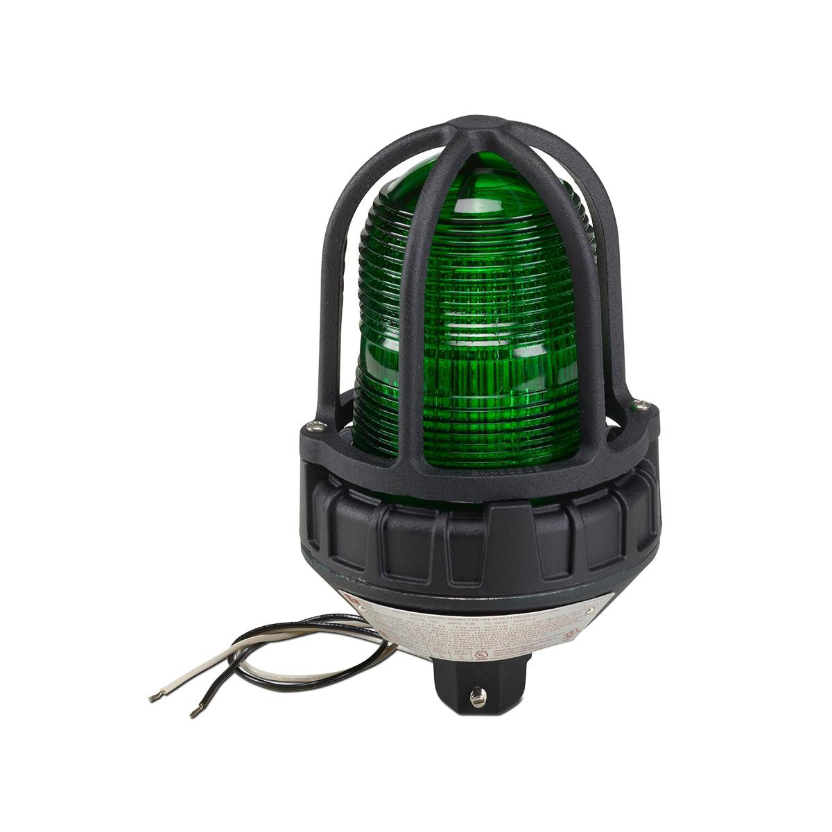 Product image for LED LIGHT HAZ LOC 24V PIPE MNT GREEN