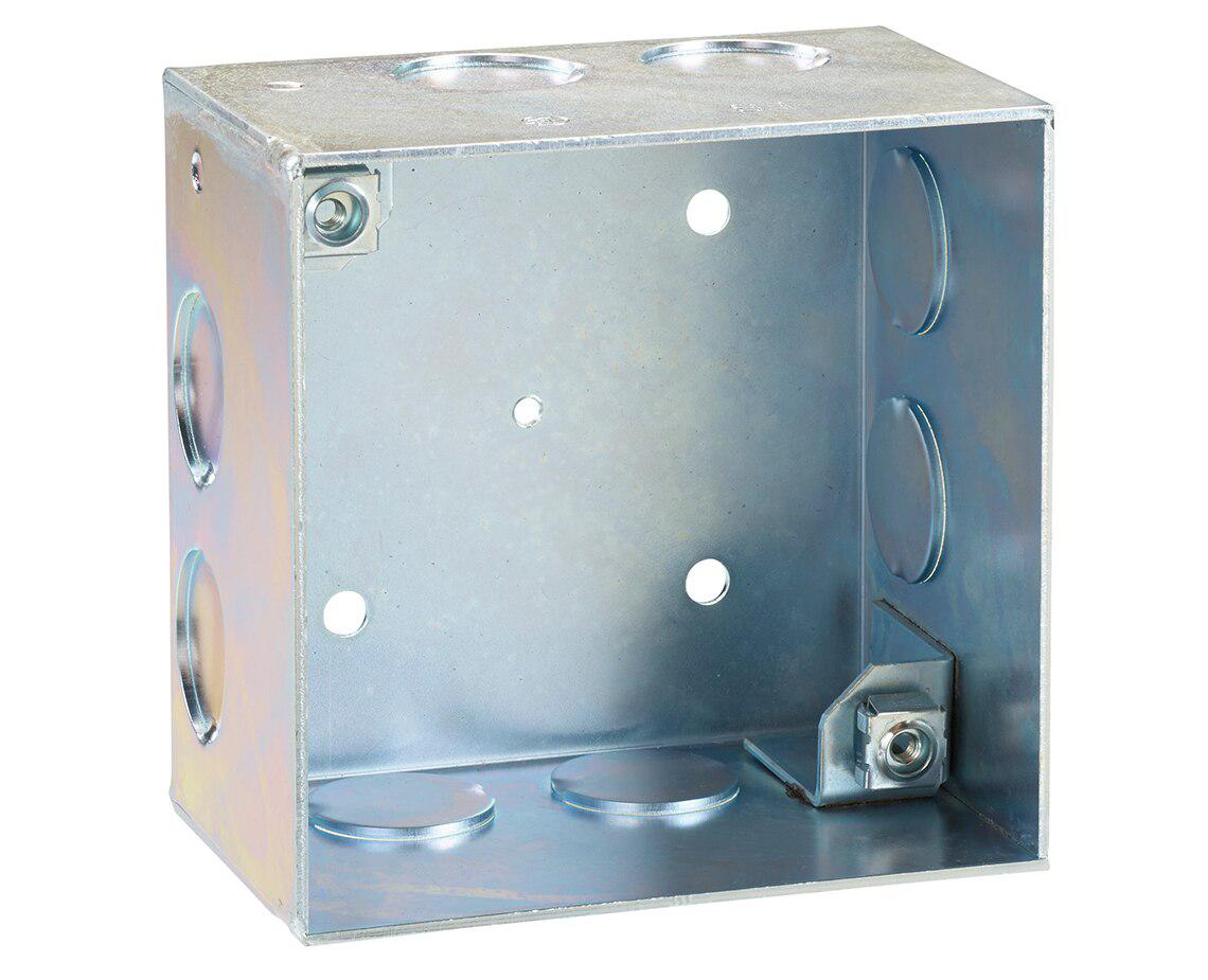 Product image for Box wall square flush-mount 4-3/8x2-7/8"
