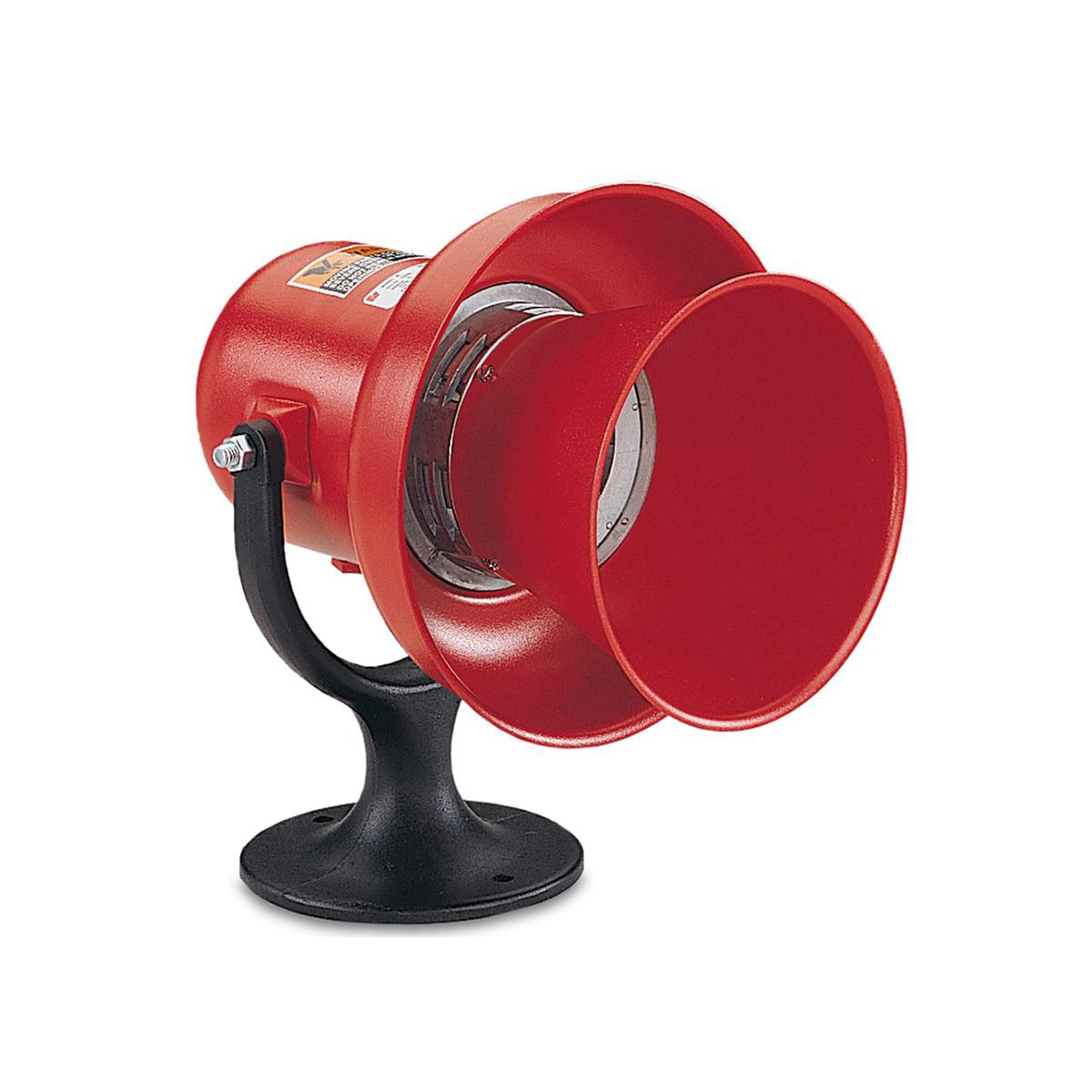 Product image for Siren general alarm 103dBA 1.9A 120VAC/DC red