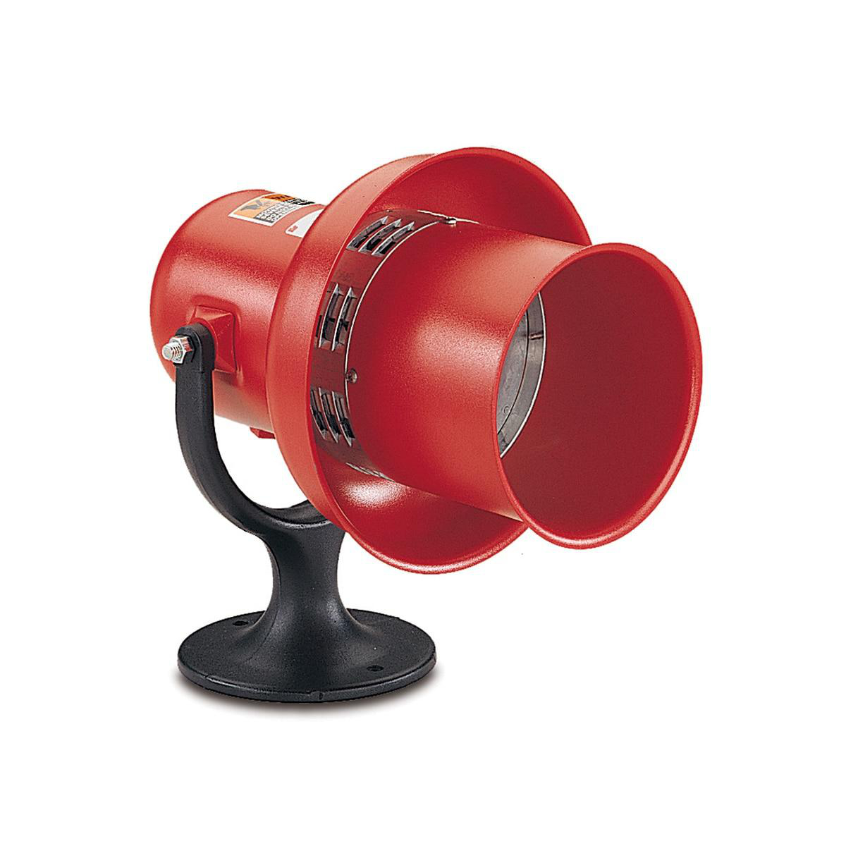 Product image for Siren surface mount 112dBA 0.9A 240VAC/DC red