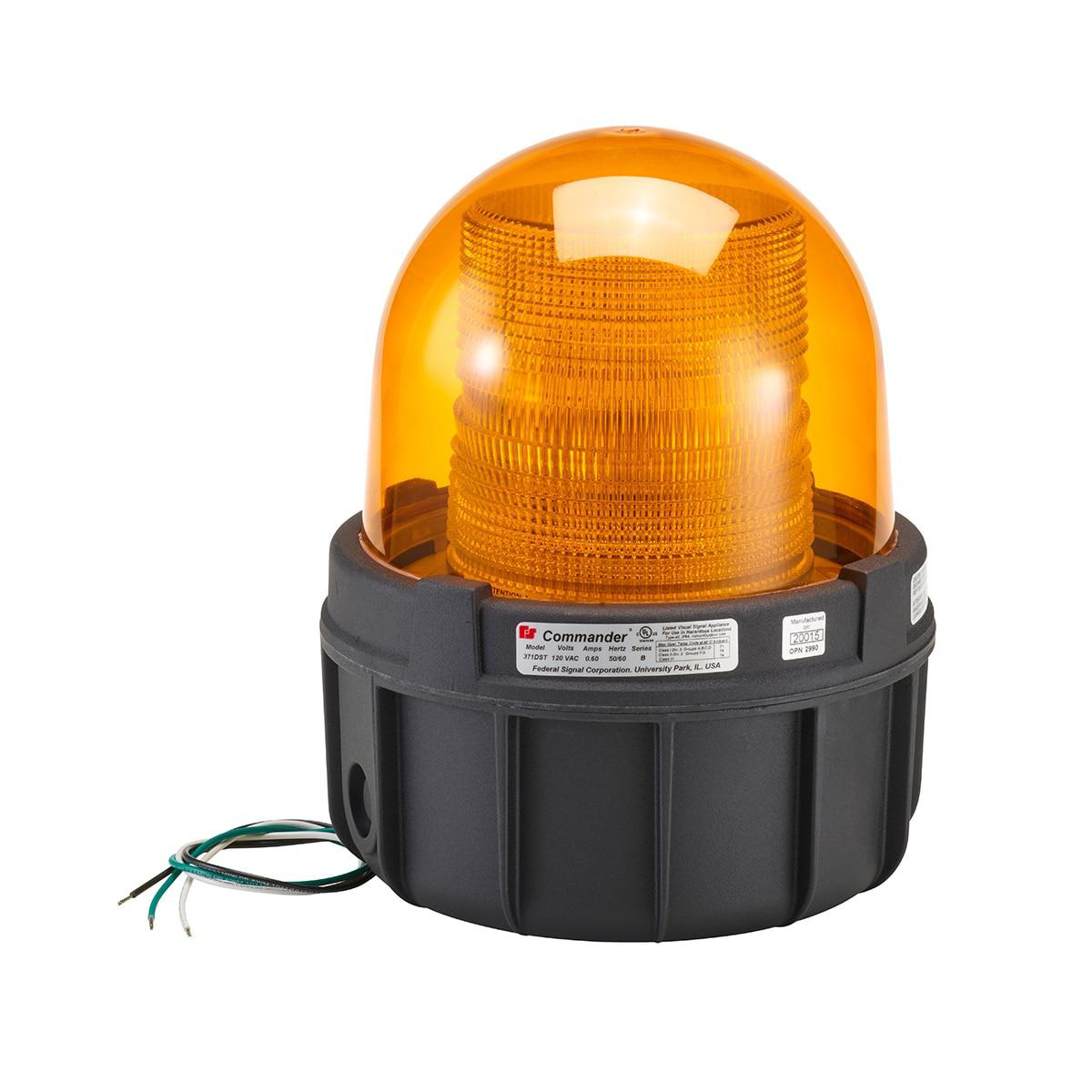 Product image for DOUBLE FLASH STROBE 120VAC AMBER