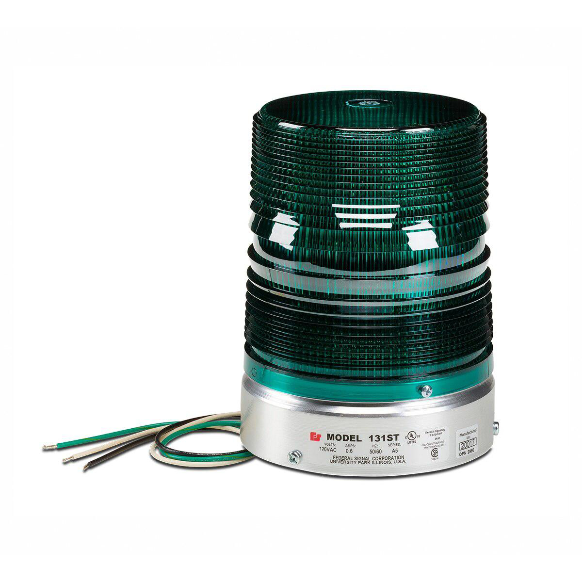 Product image for DOUBLE STROBE PIPE MOUNT 120VAC GREEN
