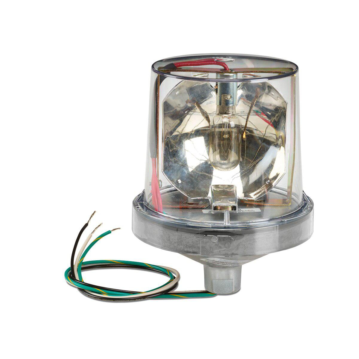 Product image for ROTATING LIGHT 120 VAC CLEAR