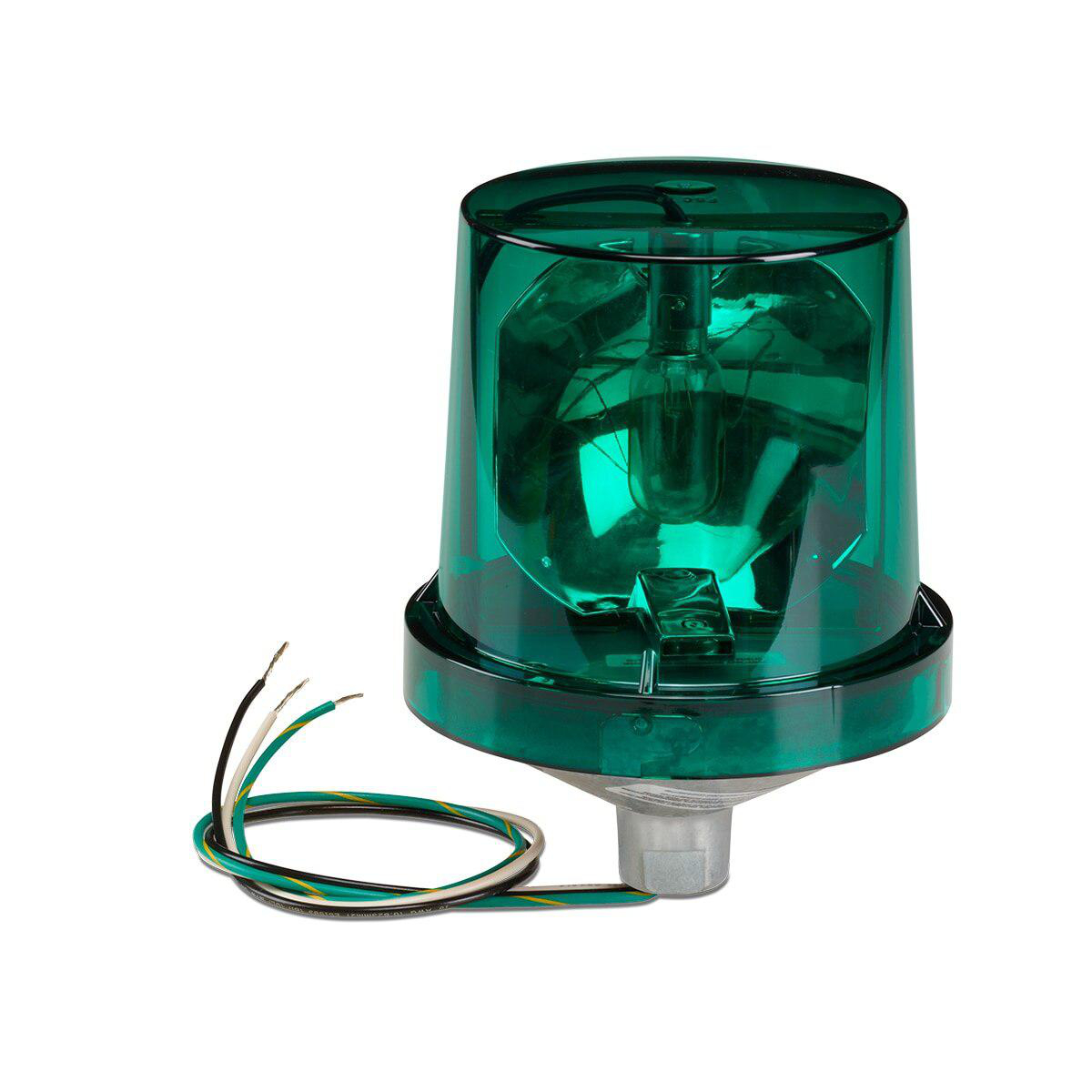 Product image for ROTATING LIGHT 120 VAC GREEN