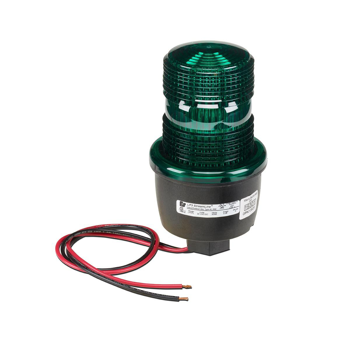 Product image for LED LIGHT PIPE MOUNT 120VAC GREEN