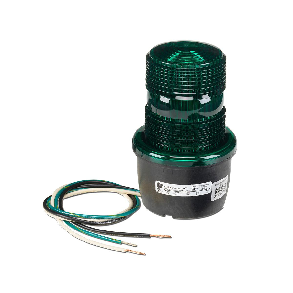 Product image for LED LIGHT SURFACE MOUNT 120VAC GREEN