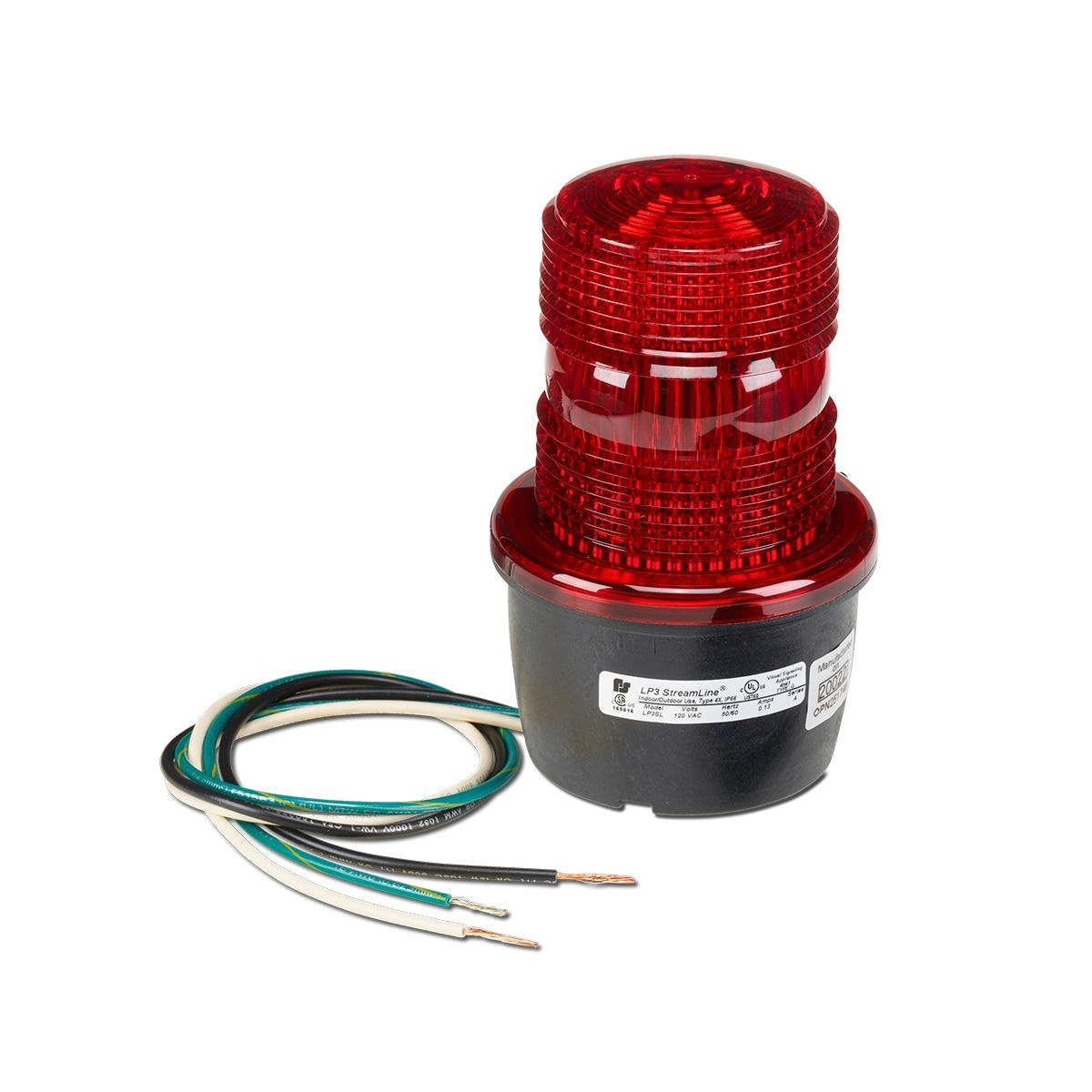 Product image for LED LIGHT SURFACE MOUNT 120VAC RED