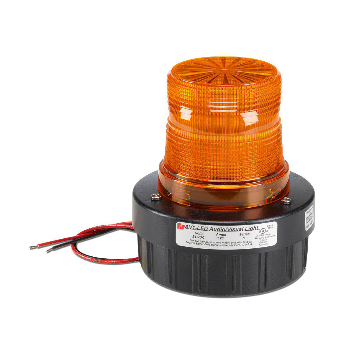 Product image for LIGHT SOUNDER COMBINATION LED 24VDC AMB