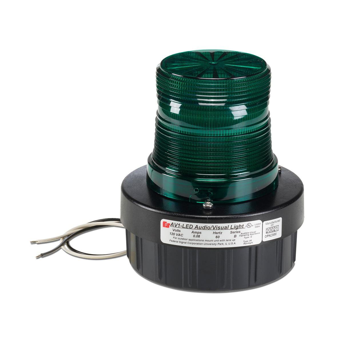 Product image for LIGHT SOUNDER COMBINATION LED 120VAC GRN