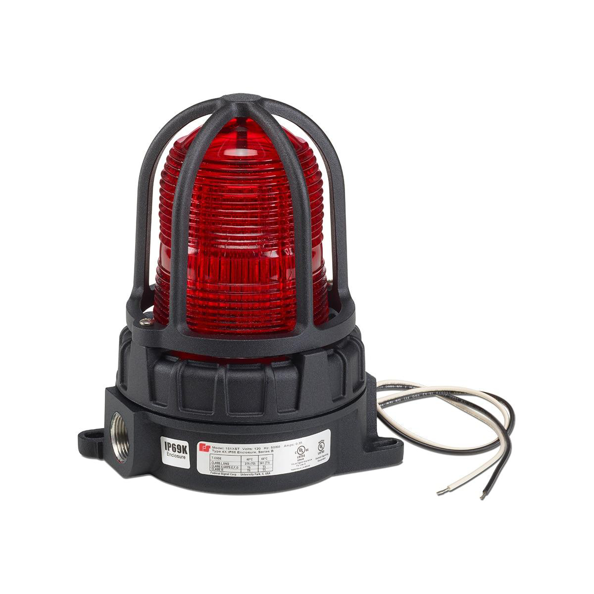 Product image for LED LIGHT HAZ LOC 24V SURFACE MOUNT RED