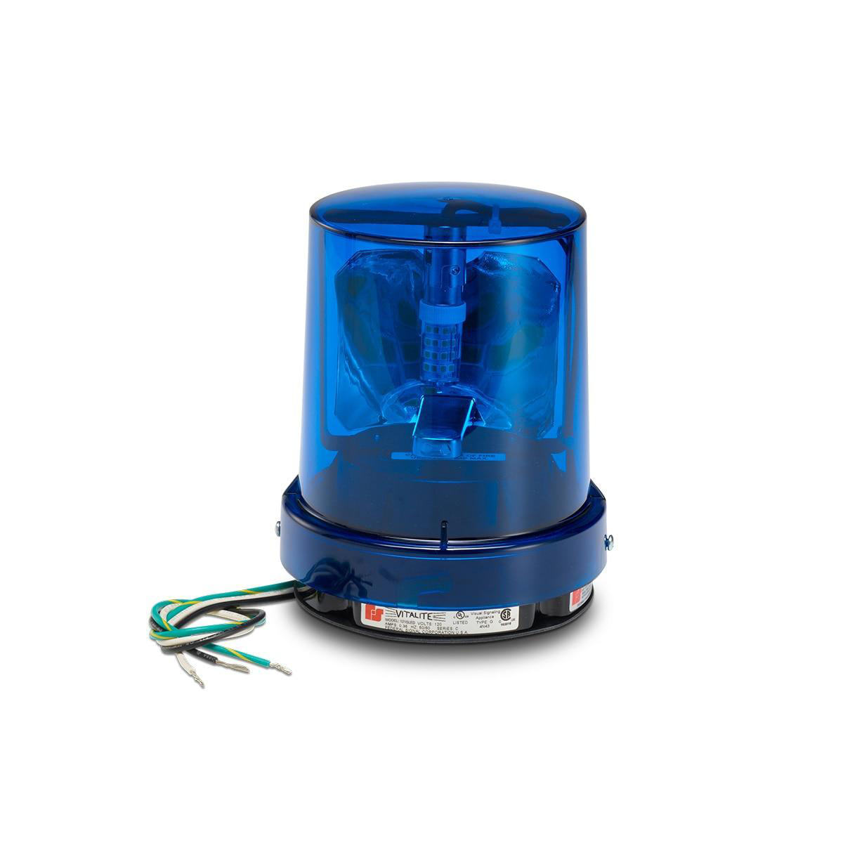 Product image for VITALITE ROTATING LED LIGHT 120V BLU