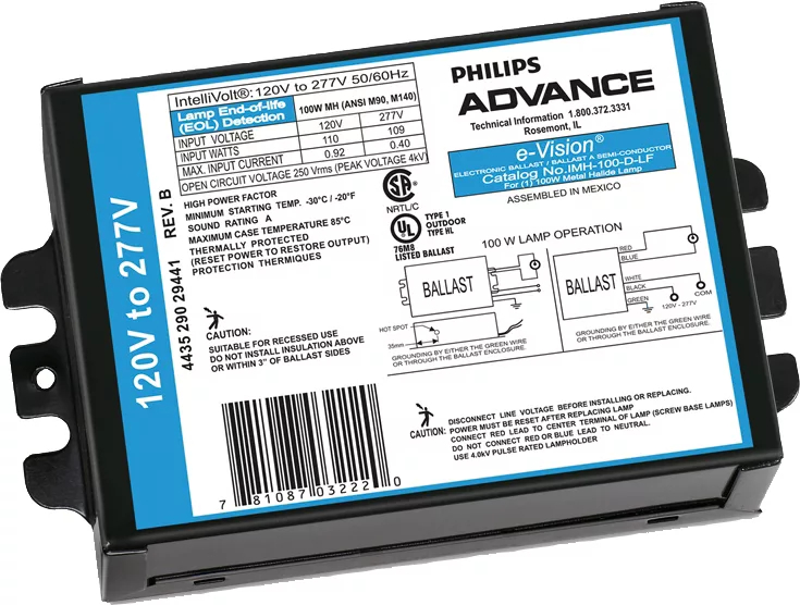 Product image for Ballast HID metal halide 100W 120/277V