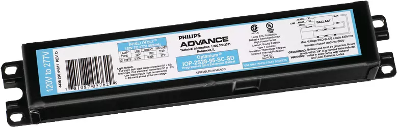 Product image for ELE BALLAST (2) F28T5 120-277V