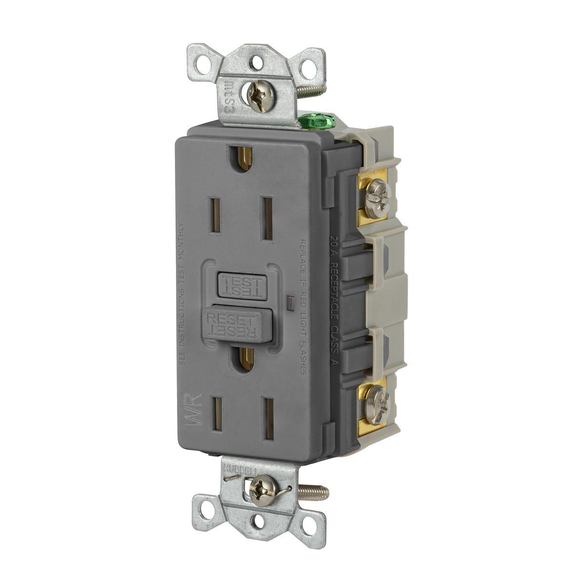 Product image for 15A 125VAC COMM WR GFR GRAY