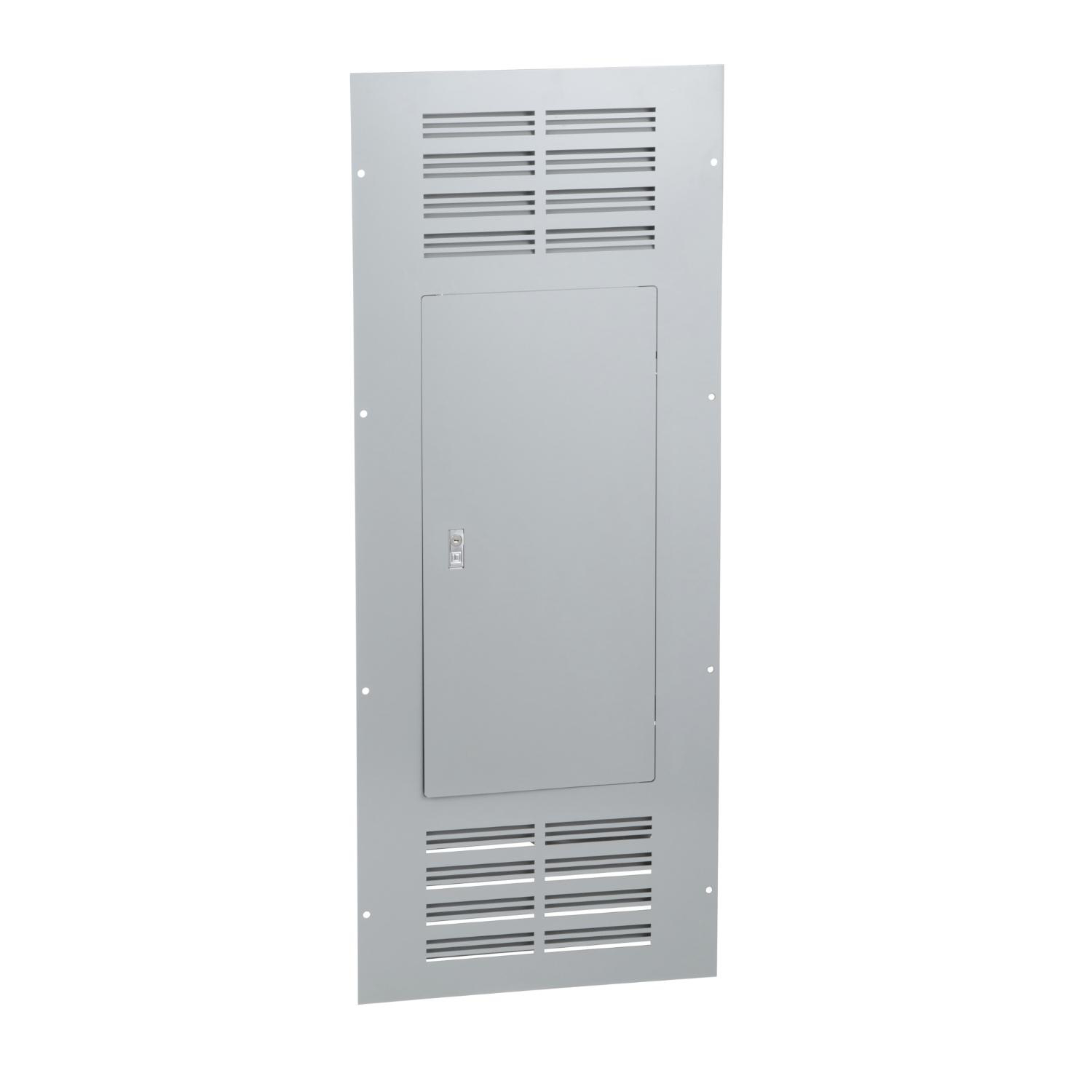 Product image for PANELBOARD ENCLOSURE COVER, NQ/NF, TYPE 1, SURFACE, VENTILATED, FOR 20IN W X 50IN H BOX